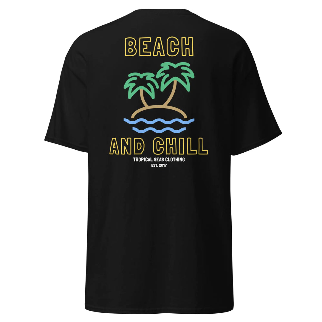 Embroidered Beach and Chill Classic Tee